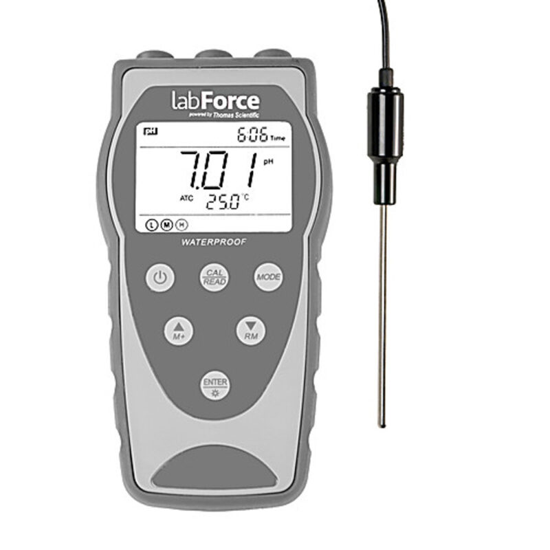 pH Meter Kit (Portable, with Buffer Powders and Case)